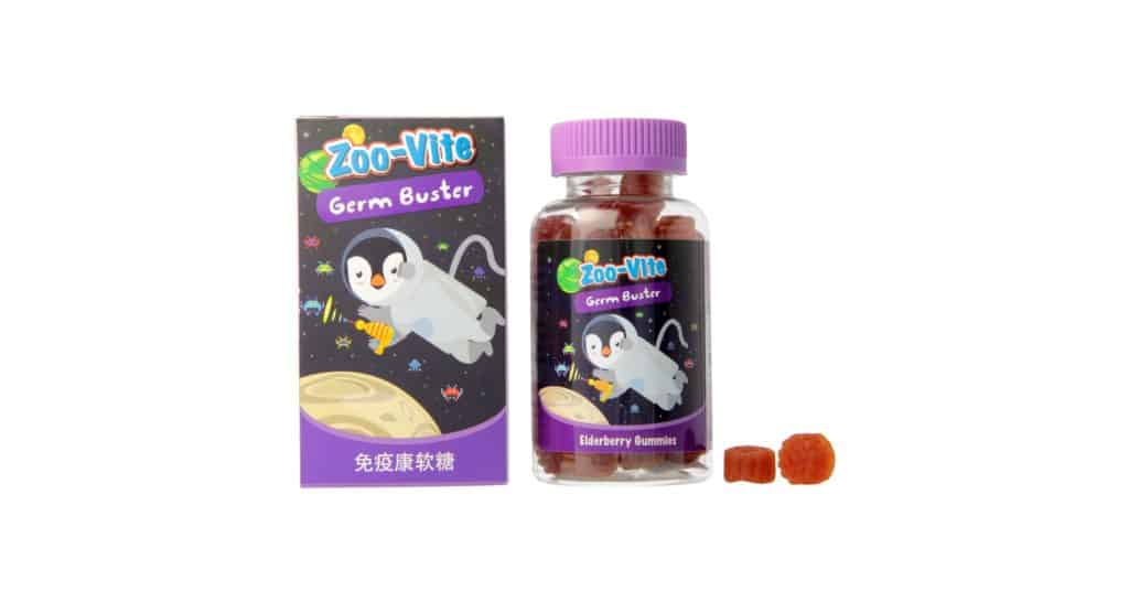 HST Medical - Zoo-Vite Germ Buster Elderberry Gummies (Chinese)