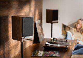 Add Audioengine HD4 bookshelf speakers for your home studio or office