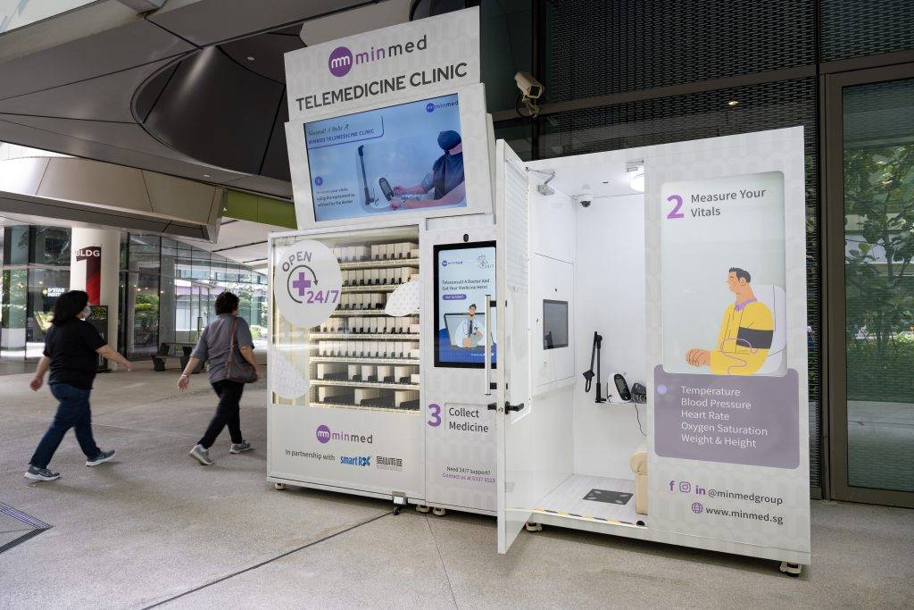 Smartrx & Minmed Telemedicine Clinic Machine At Sutd