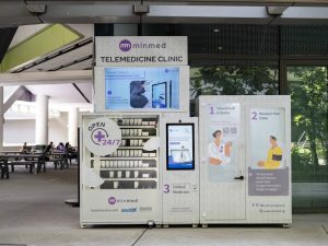SmartRx & Minmed Telemedicine Clinic machine at SUTD (featured)