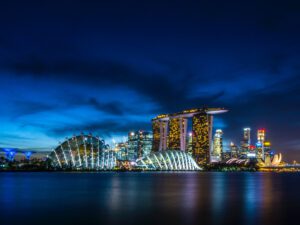 Singapore Nightscene Unsplash