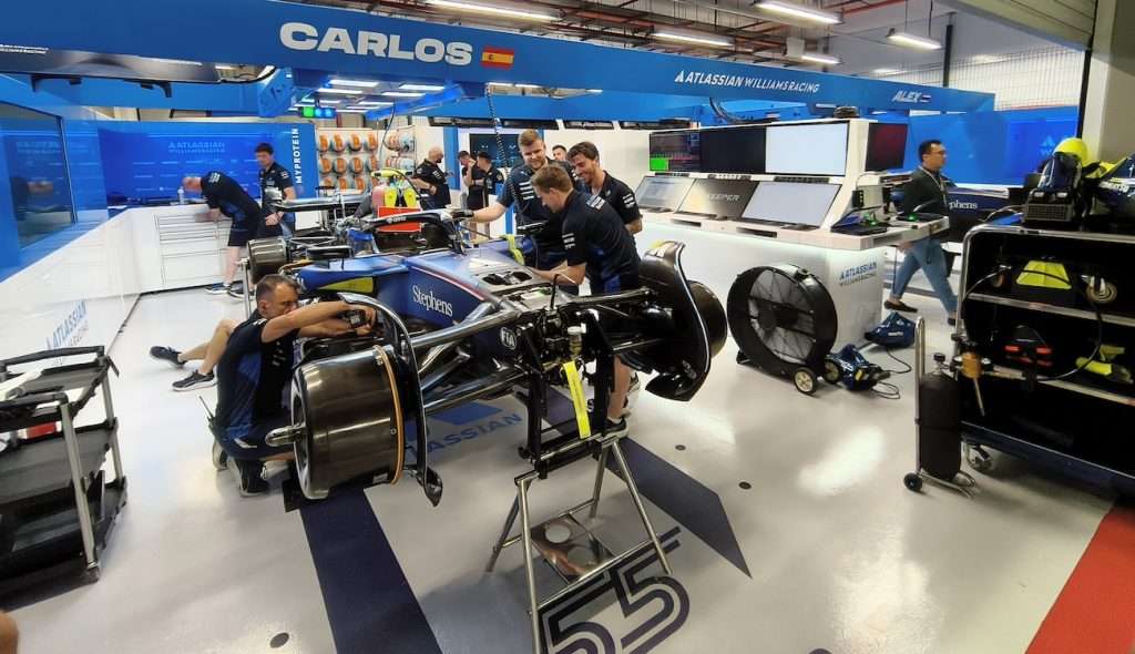Behind the scenes with the Williams racing team in Singapore