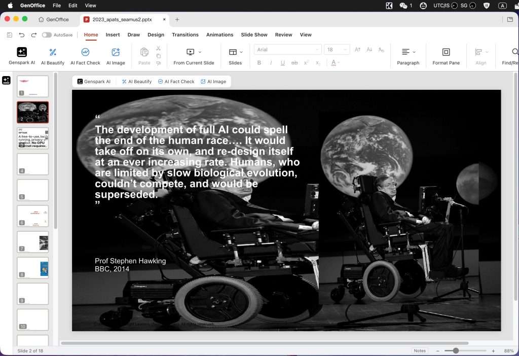 GenOffice - slide presentation