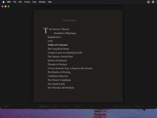 Thank you Hugh Howey for NEO, the Word Processor for Novelists