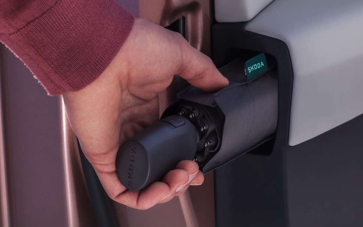 Škoda Peaq umbrella (source: Škoda)